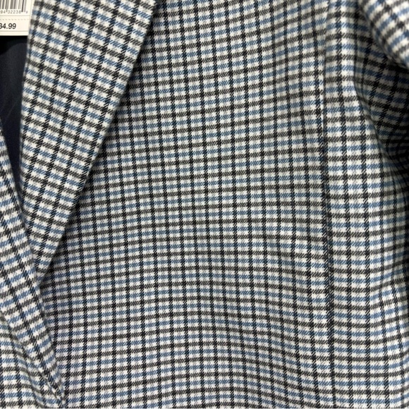 A New Day NWT Women's Blazer Plaid Button 2 Pocket XL Career Office Workwear - Picture 2 of 10